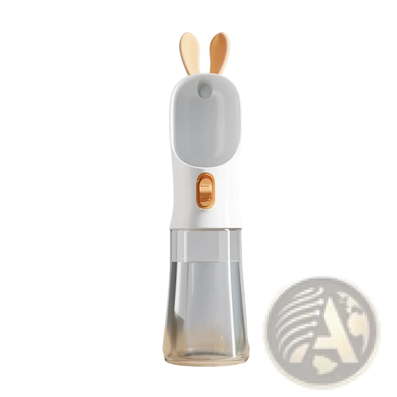 Pet Water Bottle Bunny Shaped Portable Travel Dispenser