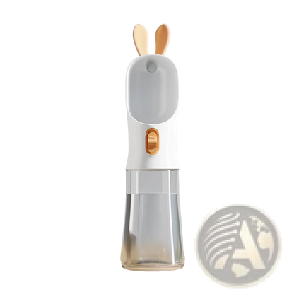 Pet Water Bottle Bunny Shaped Portable Travel Dispenser
