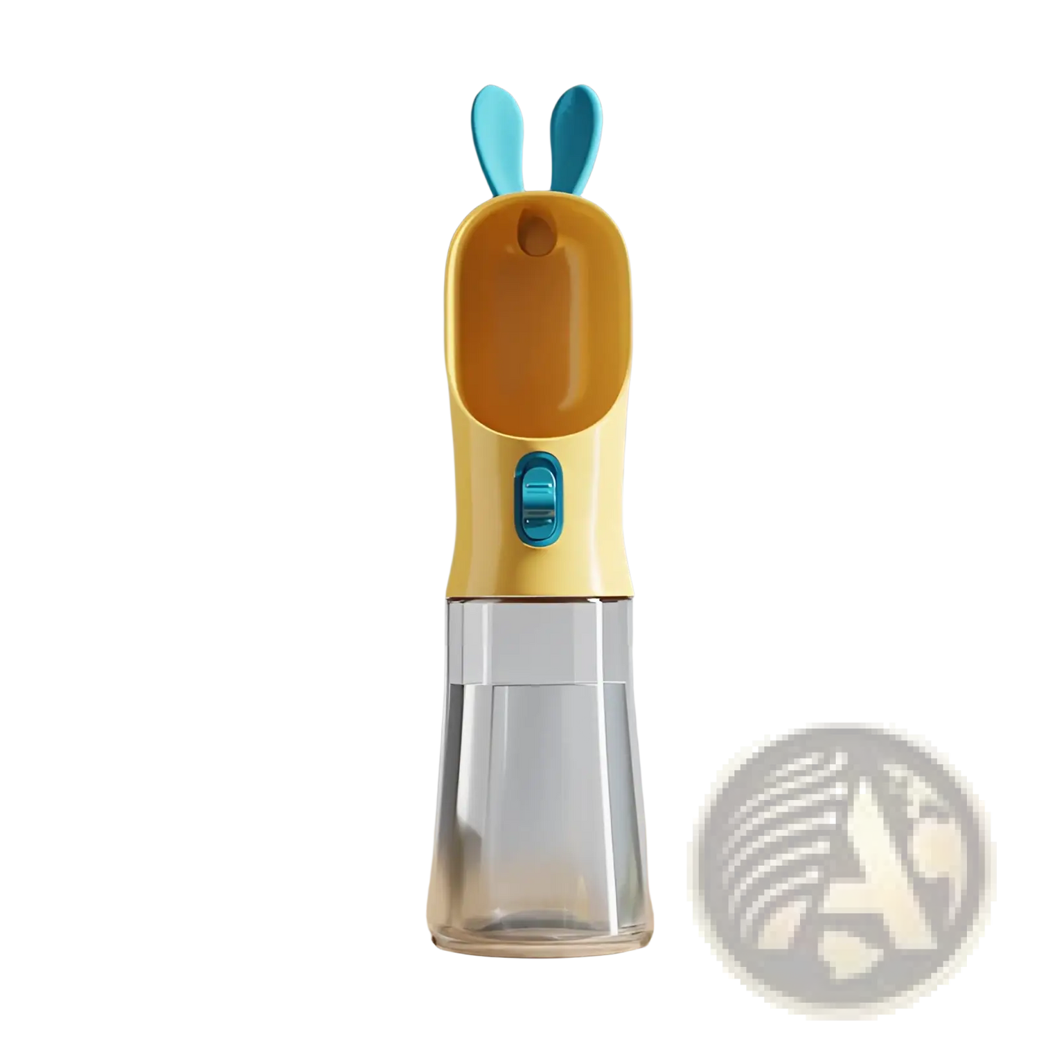 Pet Water Bottle Bunny Shaped Portable Travel Dispenser