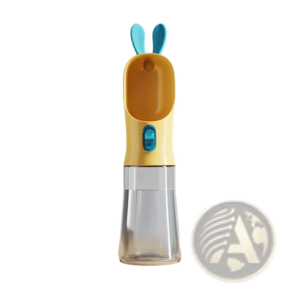 Pet Water Bottle Bunny Shaped Portable Travel Dispenser