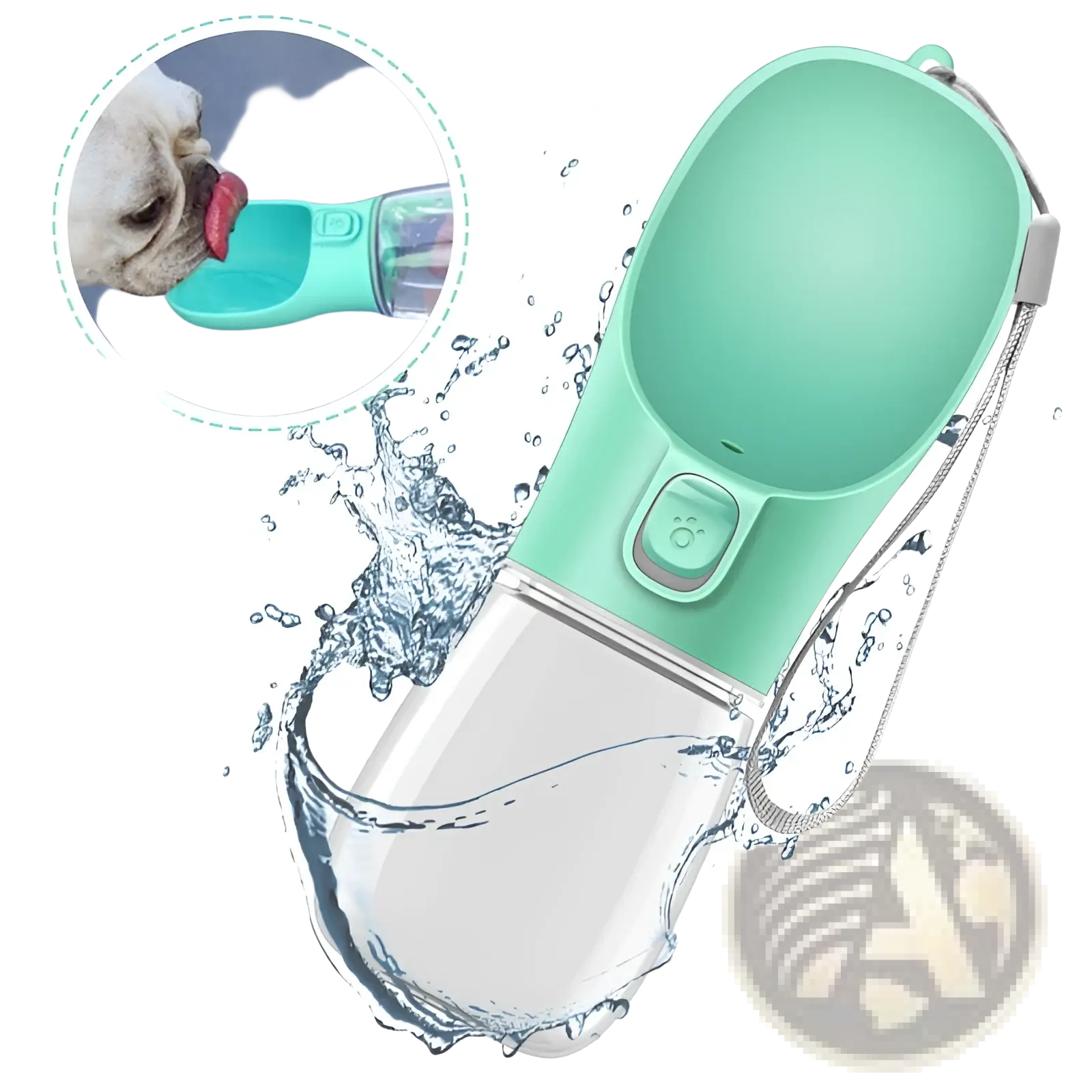 Pet Water Bottle Portable Travel Cup 350ml 550ml