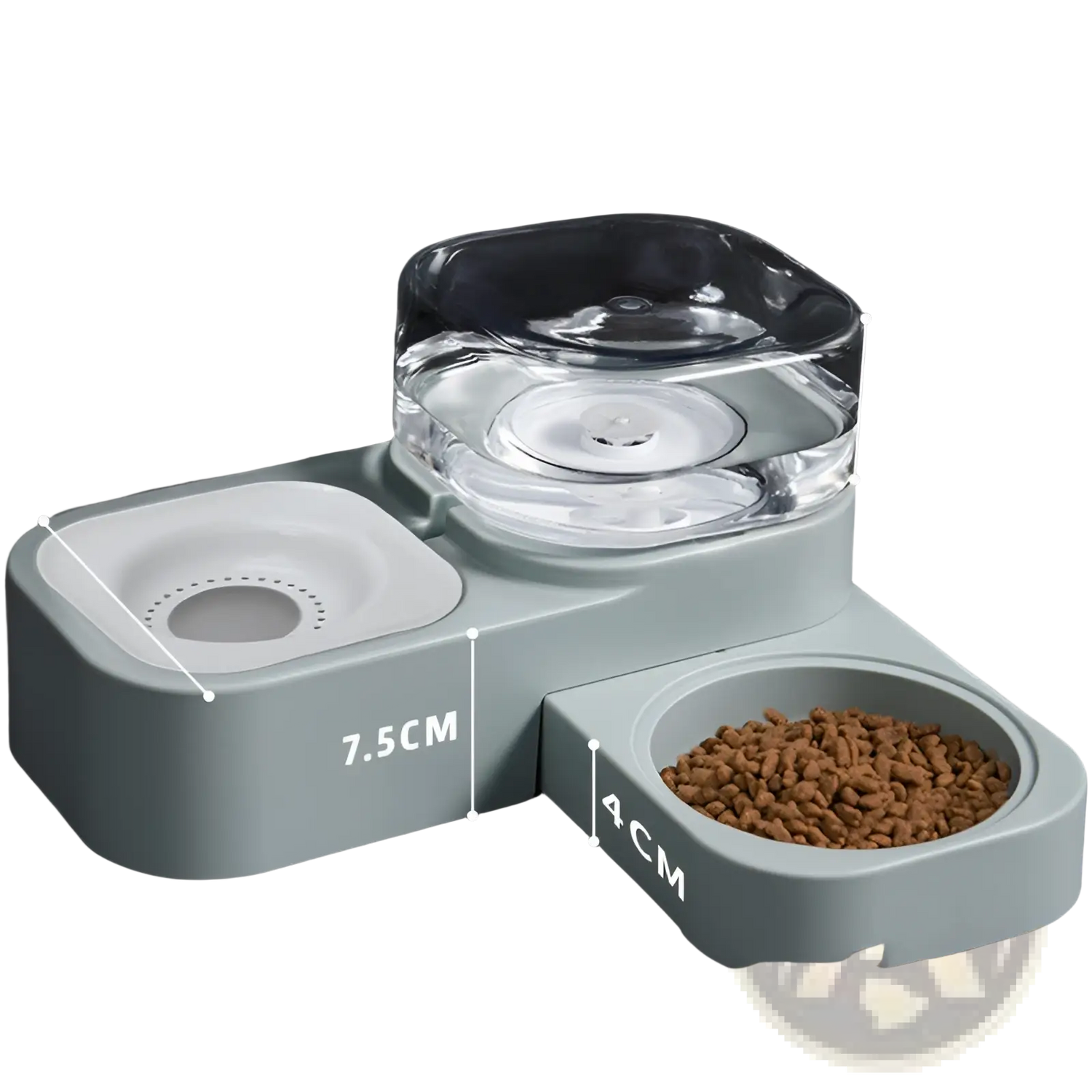 Pet Water Dispenser and Automatic Food Bowl Set