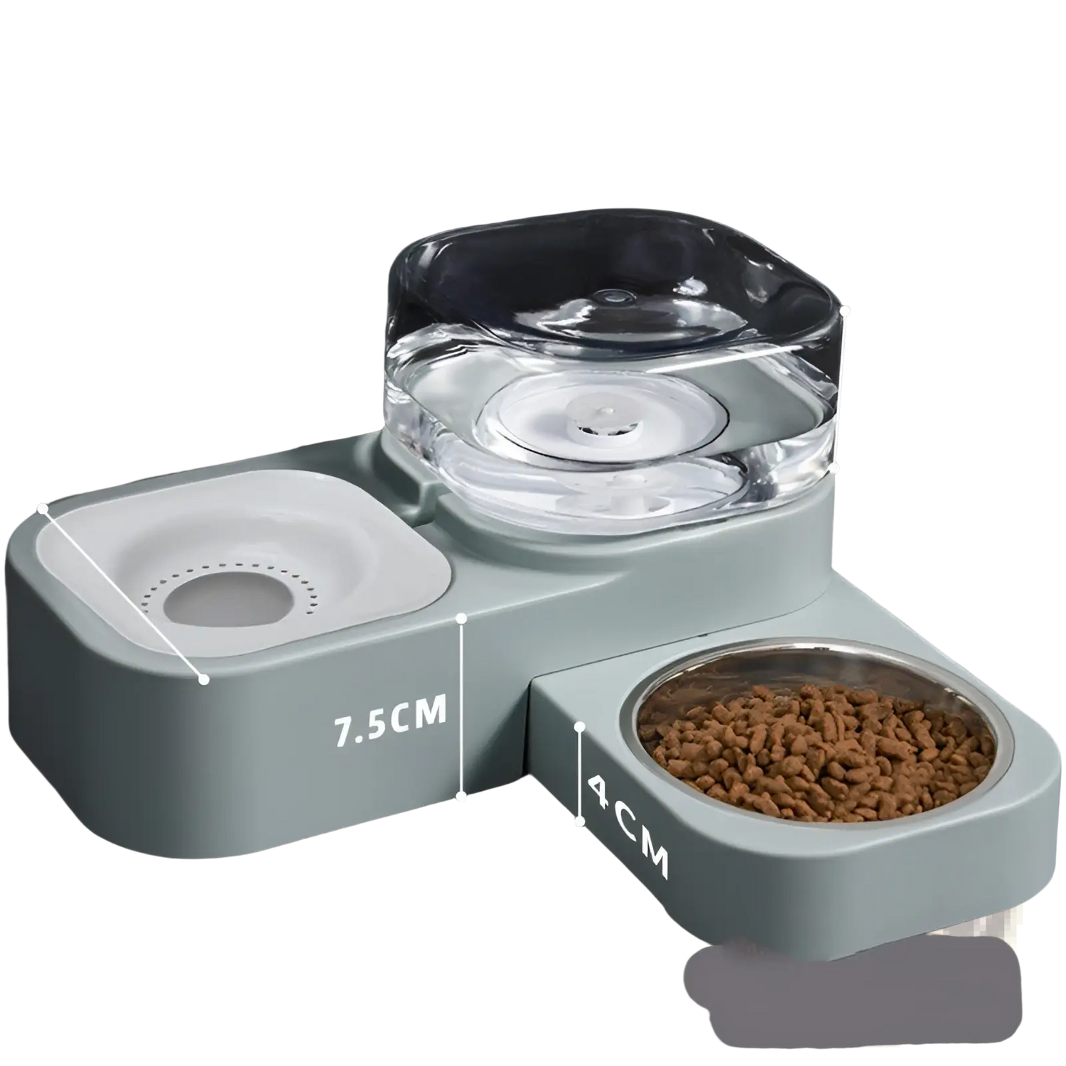 Pet Water Dispenser and Automatic Food Bowl Set