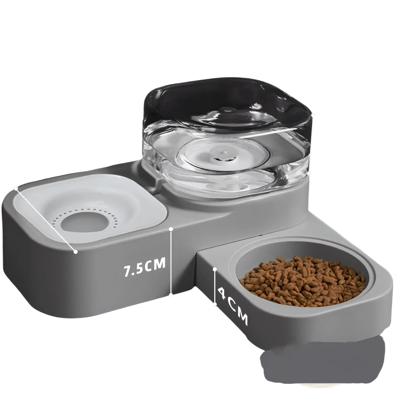 Pet Water Dispenser and Automatic Food Bowl Set