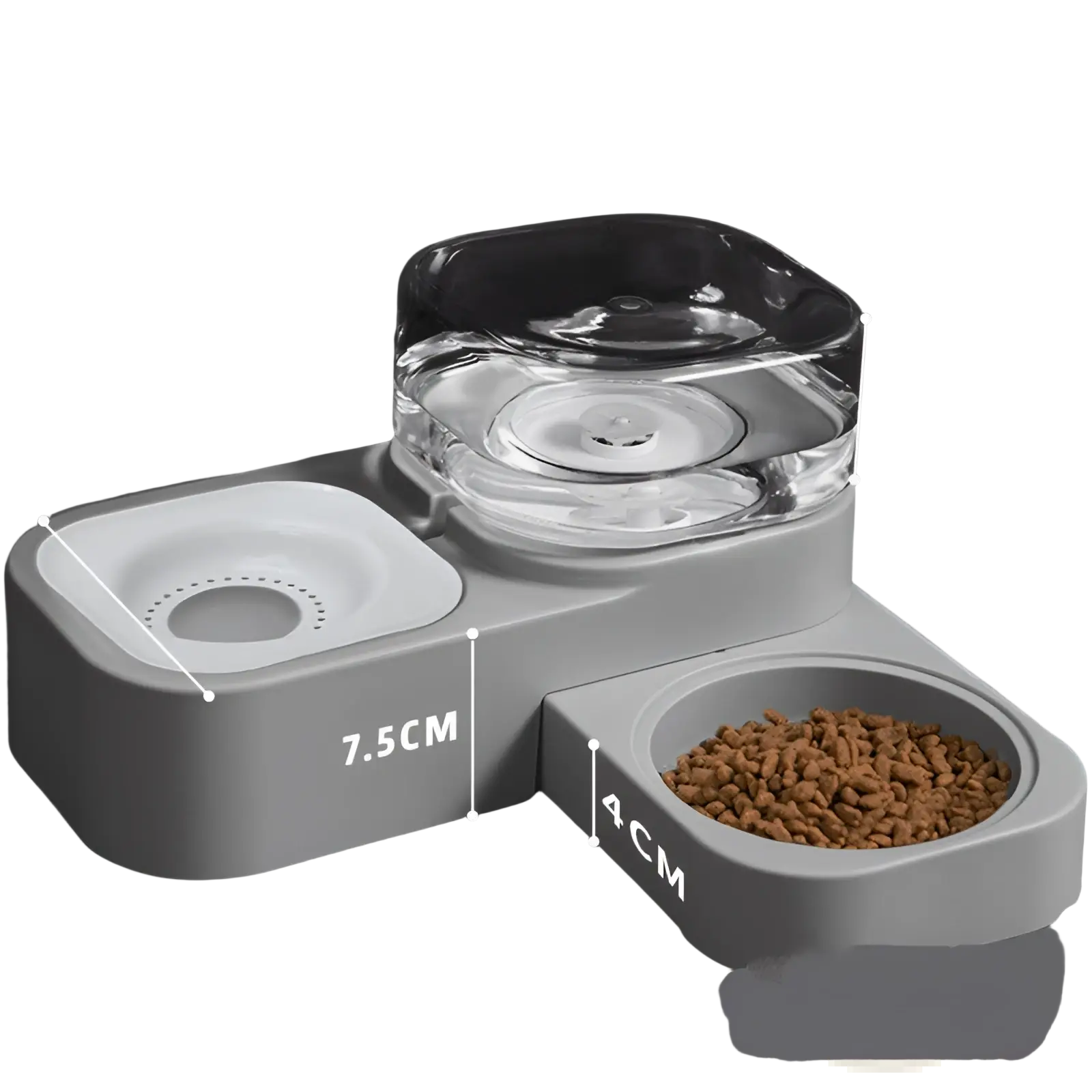 Pet Water Dispenser and Automatic Food Bowl Set