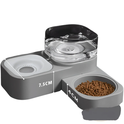 Pet Water Dispenser and Automatic Food Bowl Set