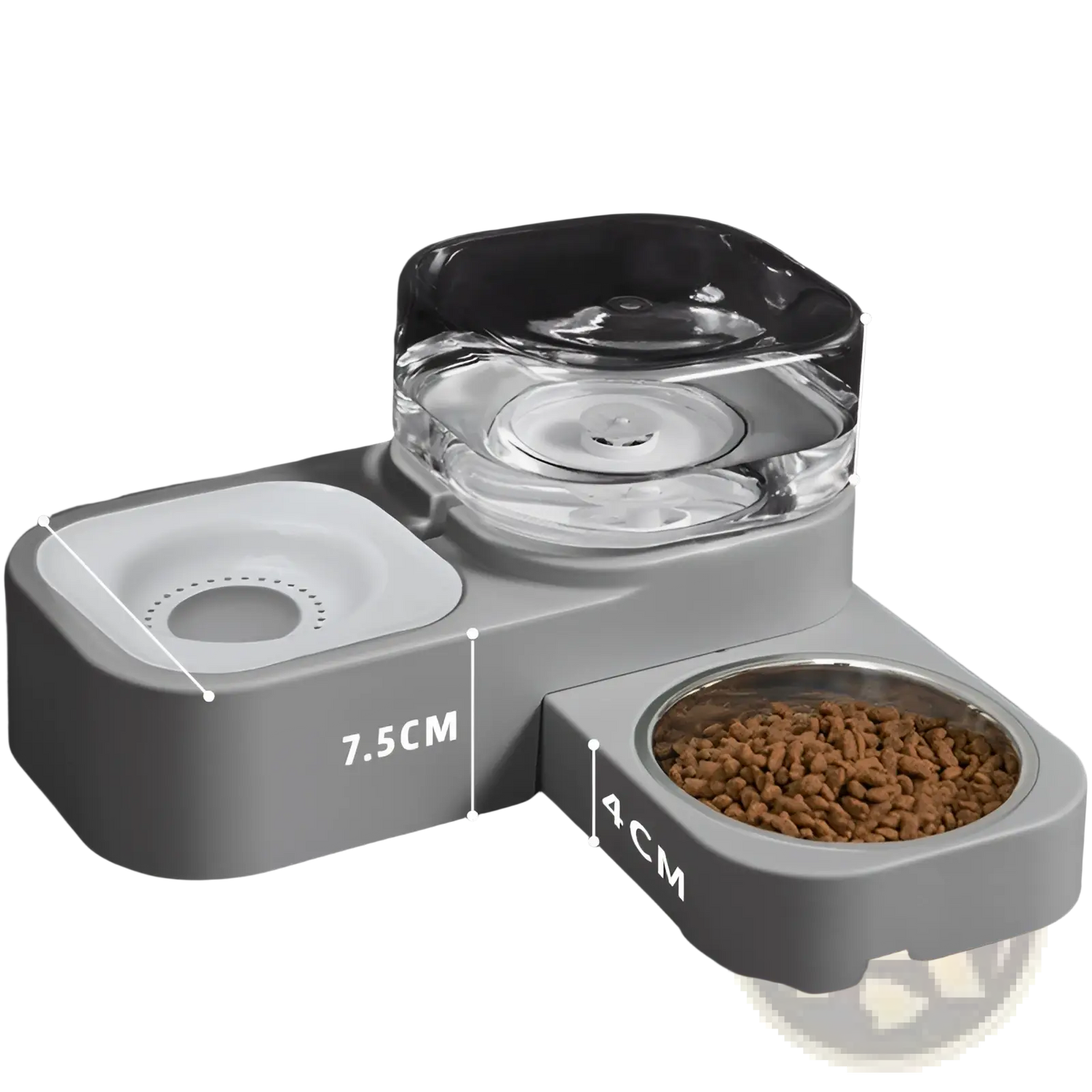 Pet Water Dispenser and Automatic Food Bowl Set