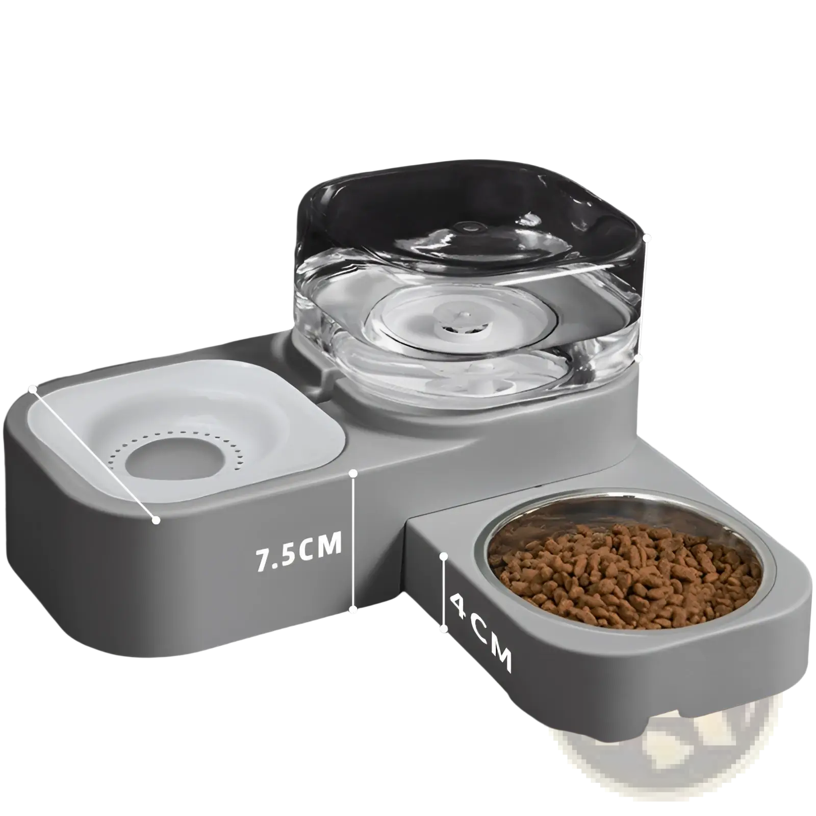 Pet Water Dispenser and Automatic Food Bowl Set