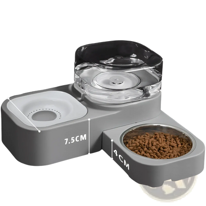 Pet Water Dispenser and Automatic Food Bowl Set