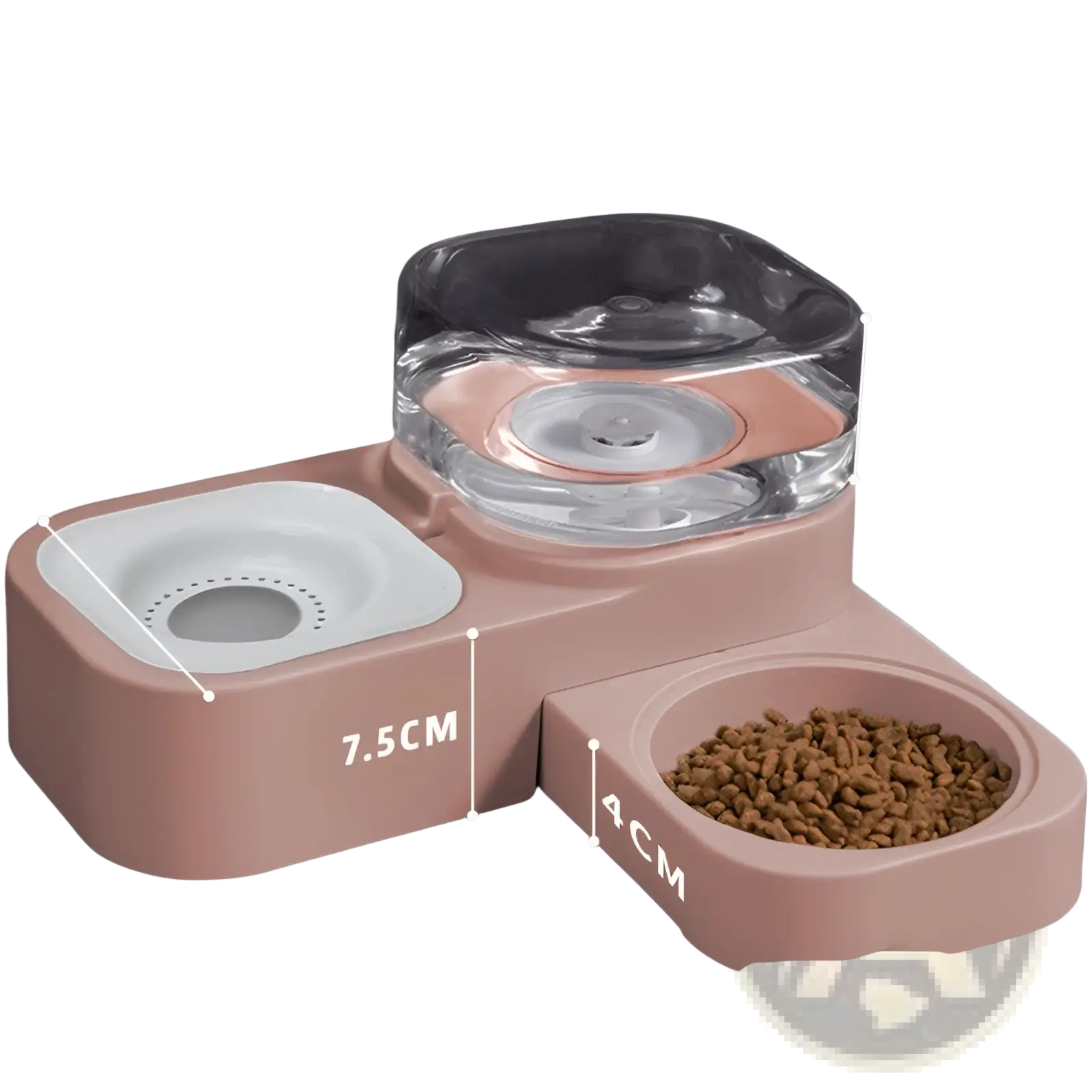 Pet Water Dispenser and Automatic Food Bowl Set
