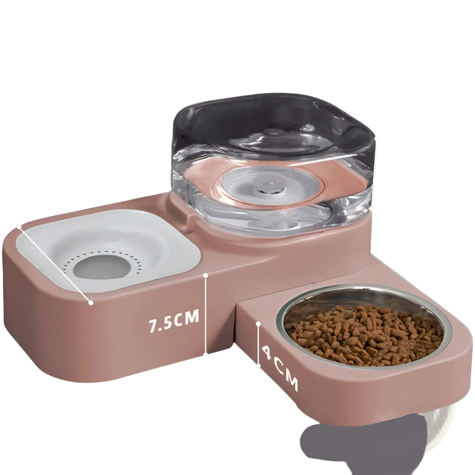 Pet Water Dispenser and Automatic Food Bowl Set