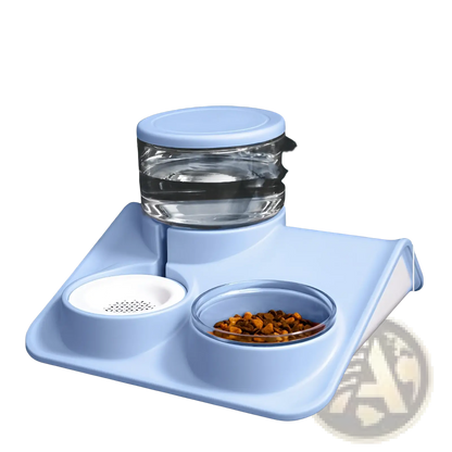Pet Water Dispenser and Automatic Food Bowl Set