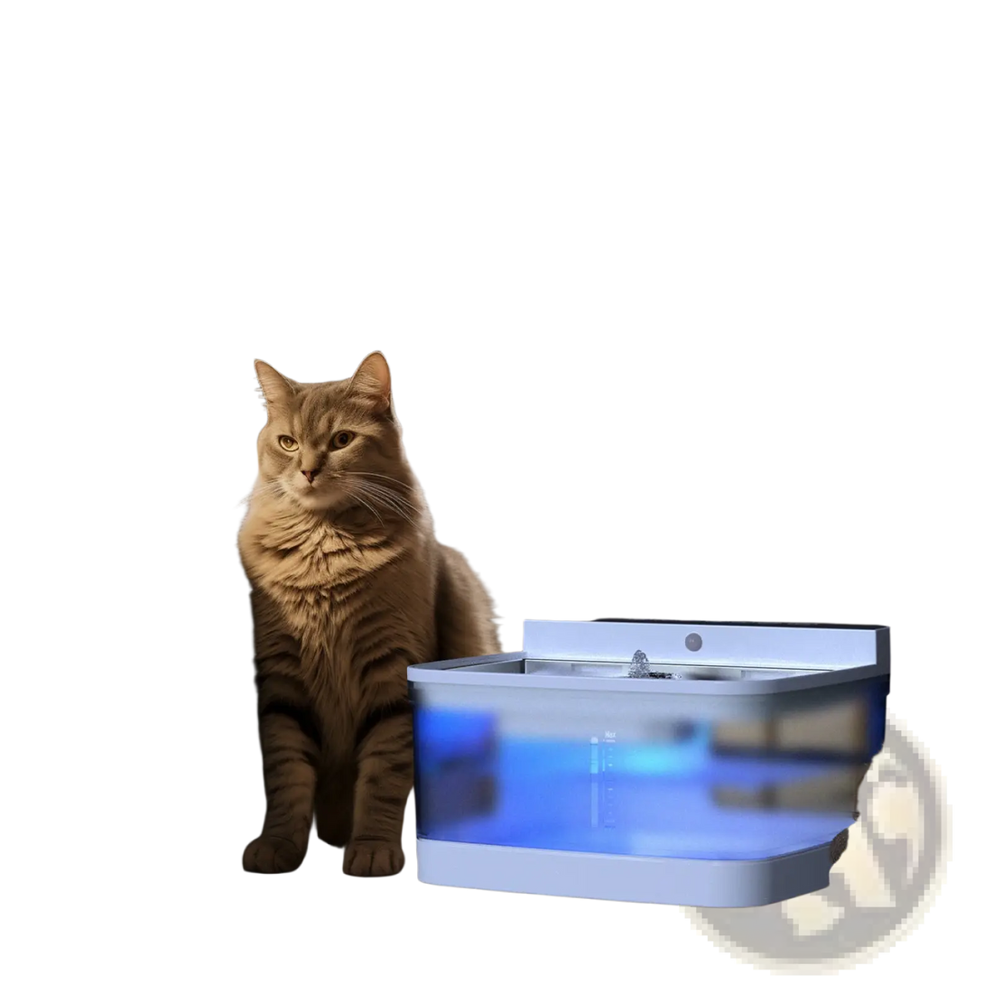 Pet Water Fountain Wireless Sensor Uv Light Pump