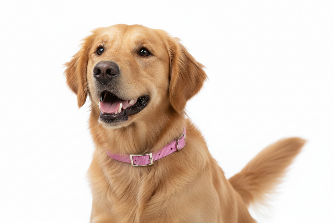 Coastal Dog Collar 12" Pink