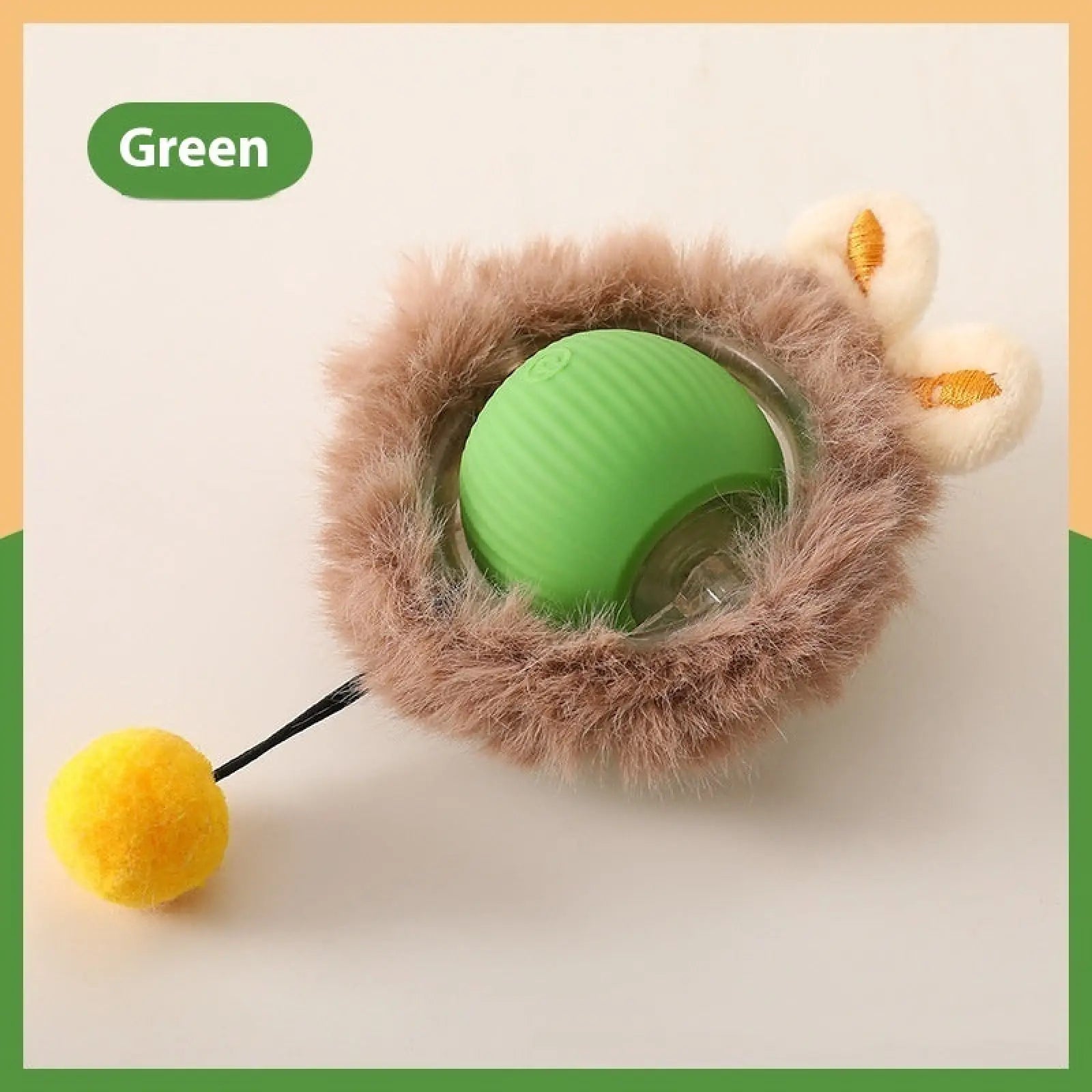 Plush Cat Ball Rolling Toy for Boredom Relief