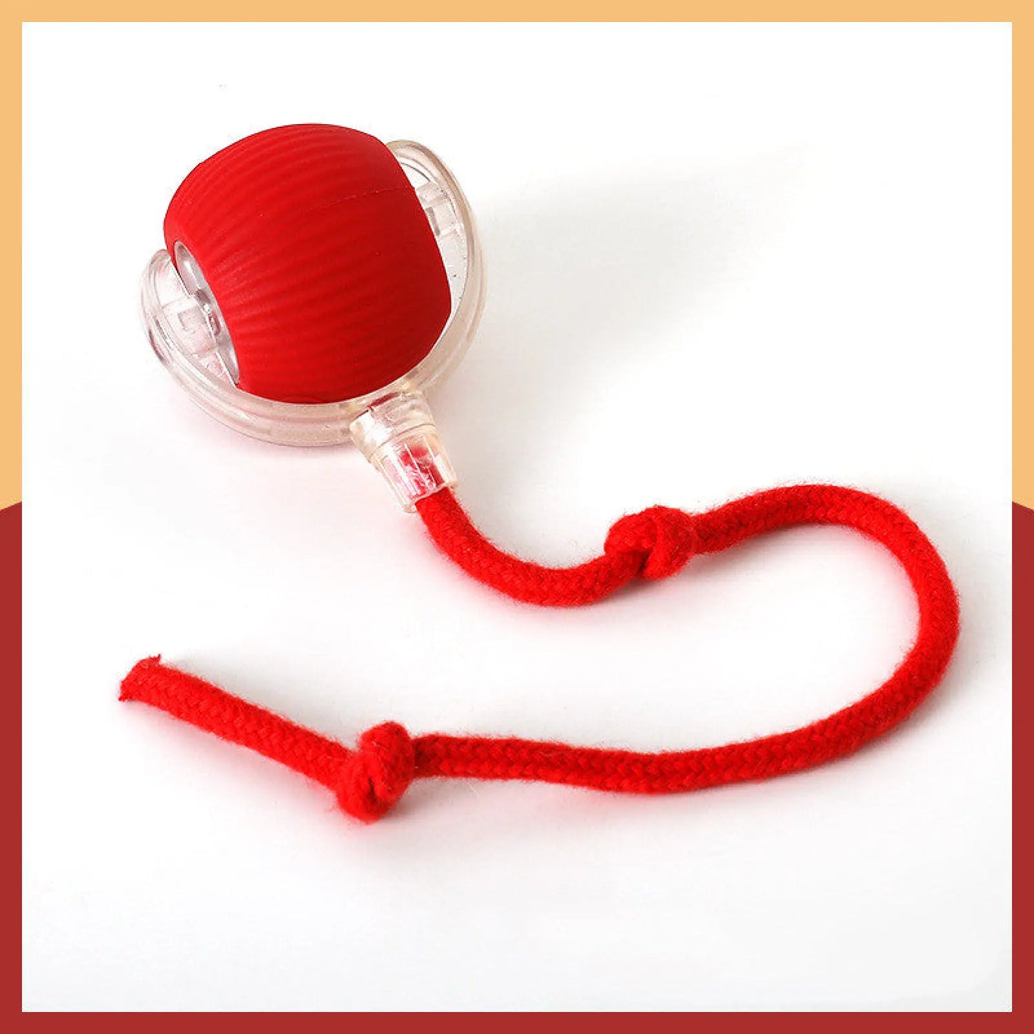 Plush Cat Ball Rolling Toy for Boredom Relief
