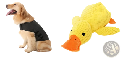 Plush Duck Dog Toy Bite Resistant Molar Chew Toy