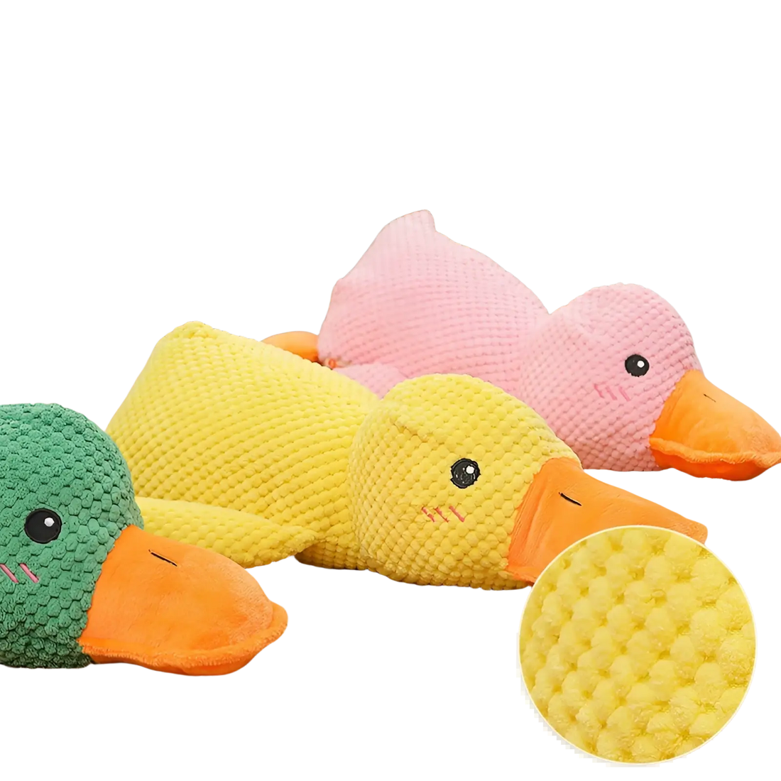 Plush Duck Dog Toy Bite Resistant Molar Chew Toy