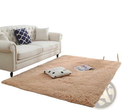 Plush Shaggy Rug Machine Washable Soft Faux Fur Carpet