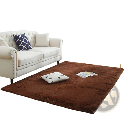 Plush Shaggy Rug Machine Washable Soft Faux Fur Carpet