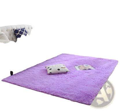 Plush Shaggy Rug Machine Washable Soft Faux Fur Carpet