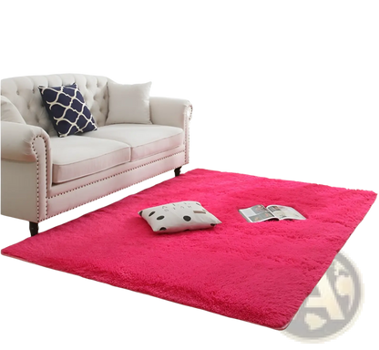 Plush Shaggy Rug Machine Washable Soft Faux Fur Carpet