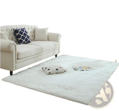 Plush Shaggy Rug Machine Washable Soft Faux Fur Carpet