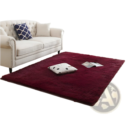 Plush Shaggy Rug Machine Washable Soft Faux Fur Carpet