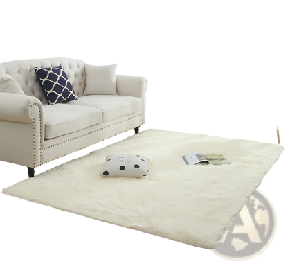 Plush Shaggy Rug Machine Washable Soft Faux Fur Carpet