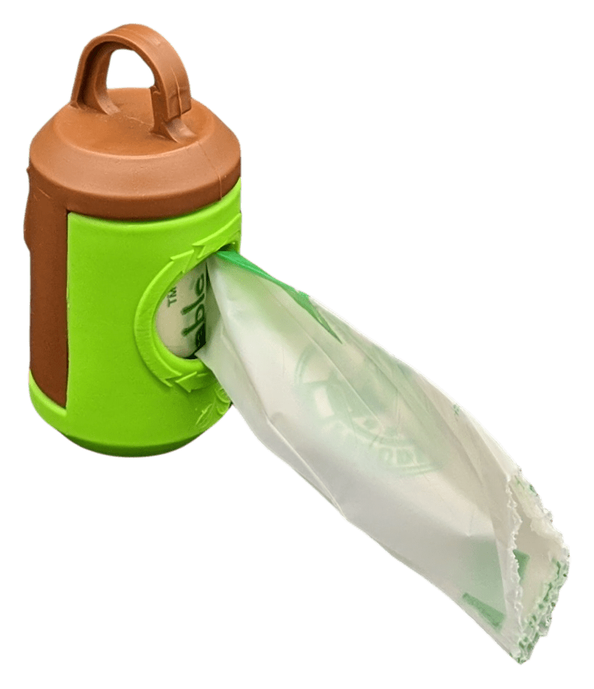 Poop Bag Holder – Dog Poop Bag Holder | Leash Dispenser | Clip-On | Made in USA | beyondGREEN
