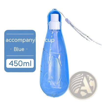 Portable Dog Water Bottle 550ml Folding Pet Travel Cup