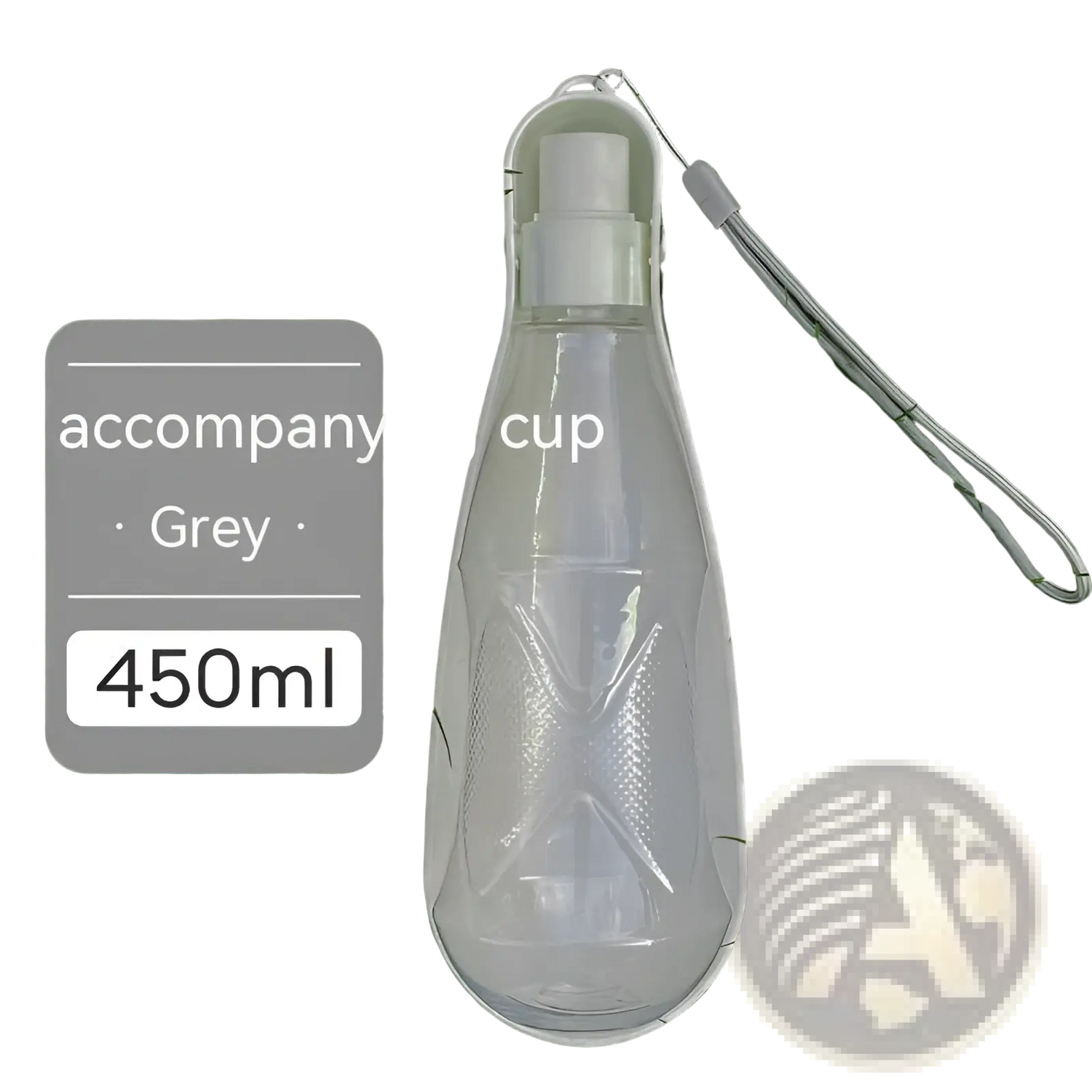Portable Dog Water Bottle 550ml Folding Pet Travel Cup
