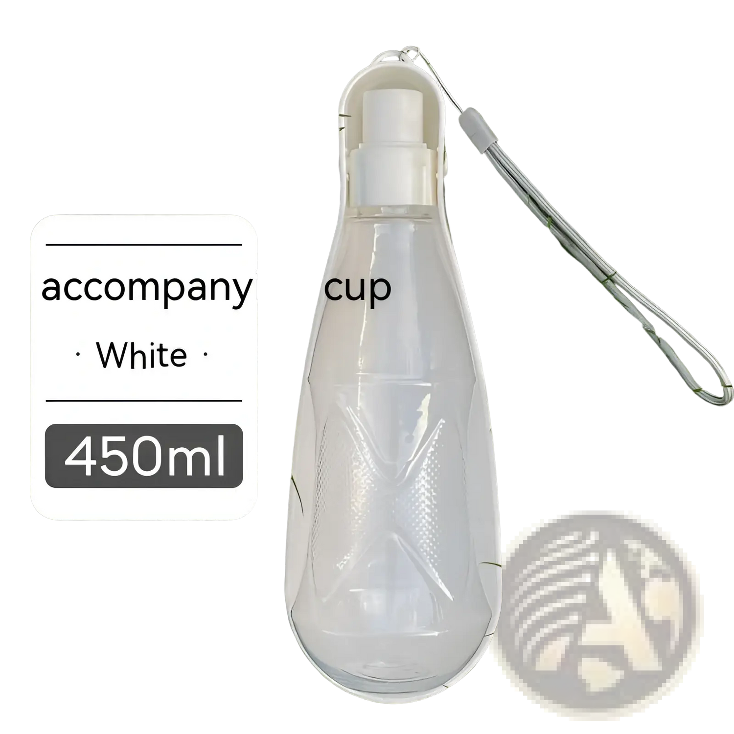 Portable Dog Water Bottle 550ml Folding Pet Travel Cup