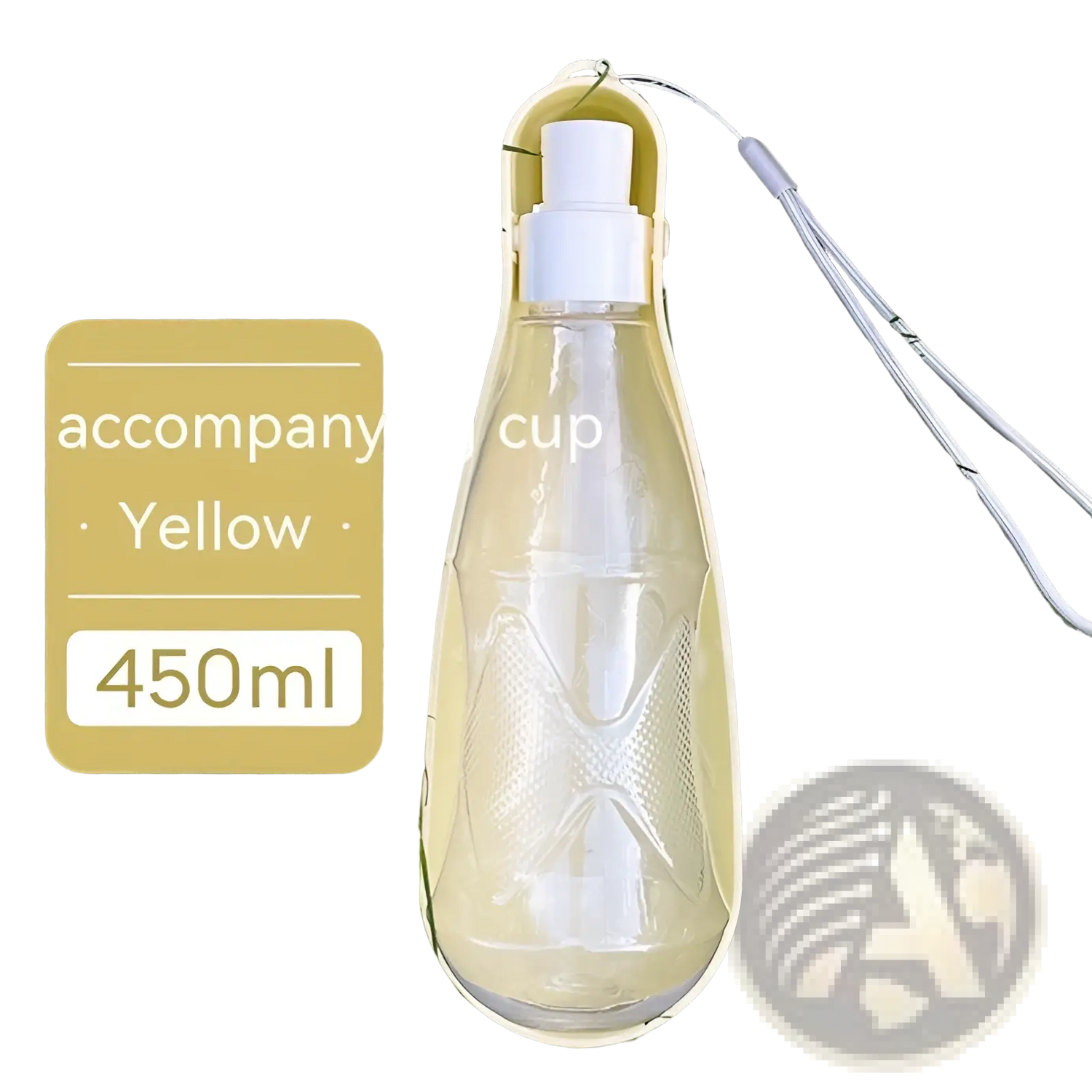 Portable Dog Water Bottle 550ml Folding Pet Travel Cup