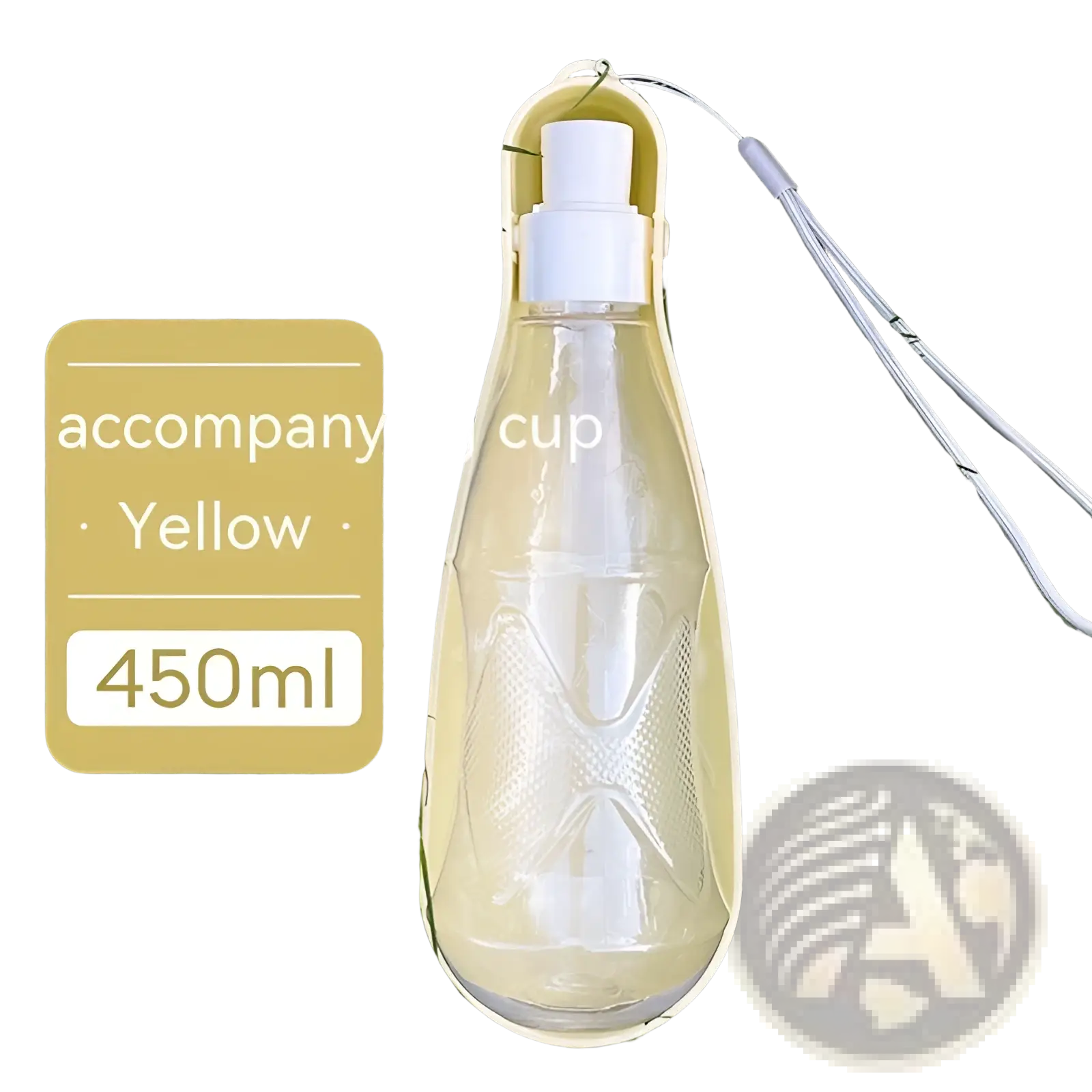 Portable Dog Water Bottle 550ml Folding Pet Travel Cup