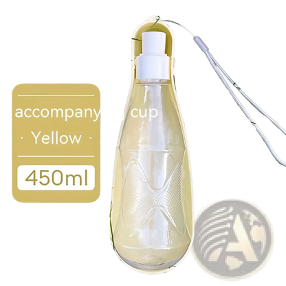 Portable Dog Water Bottle 550ml Folding Pet Travel Cup