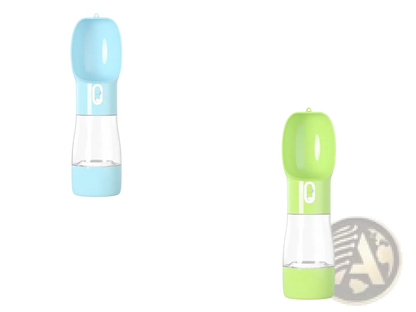 Portable Dog Water Bottle and Food Dispenser 2 in 1