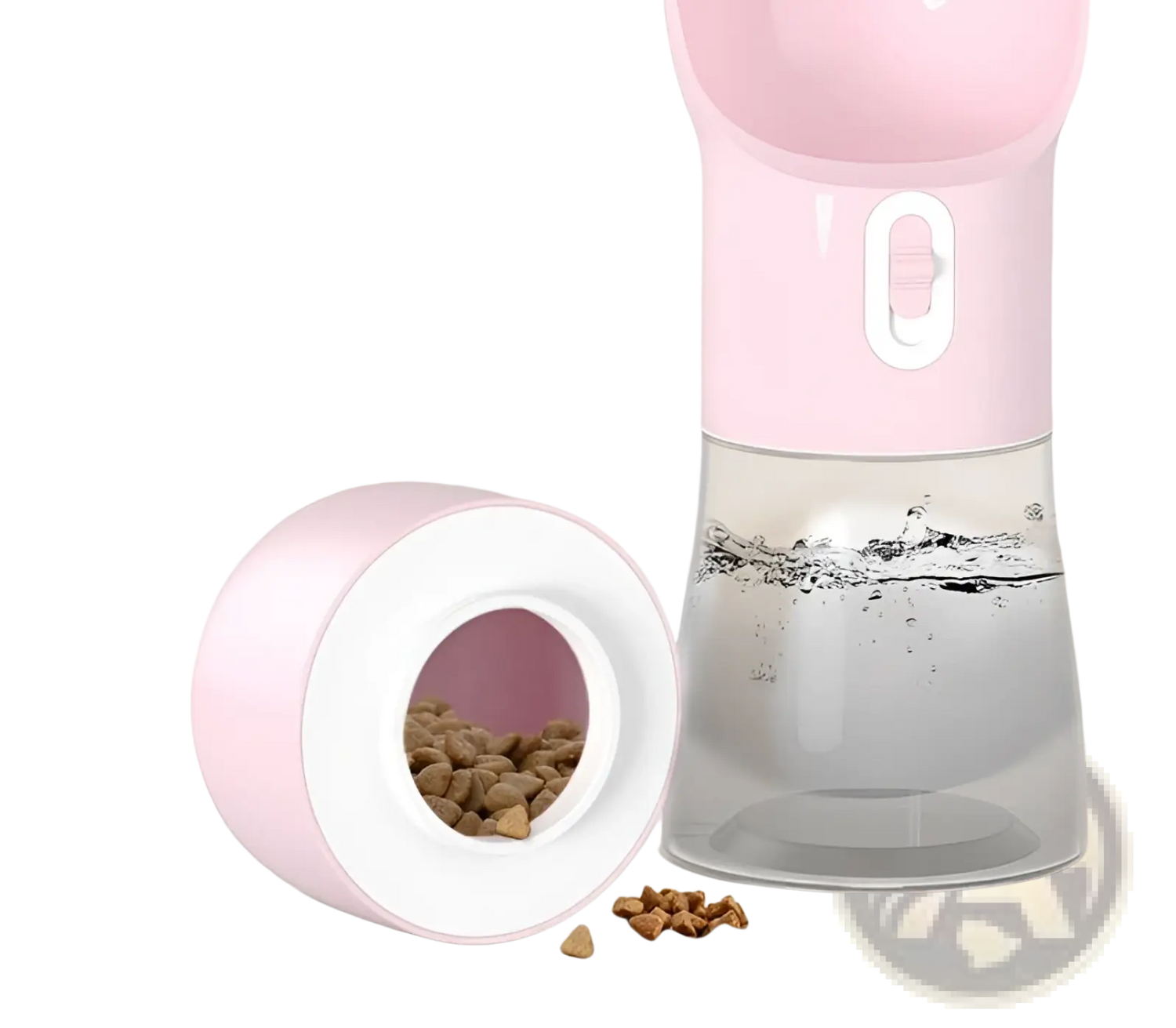 Portable Dog Water Bottle and Food Dispenser 2 in 1