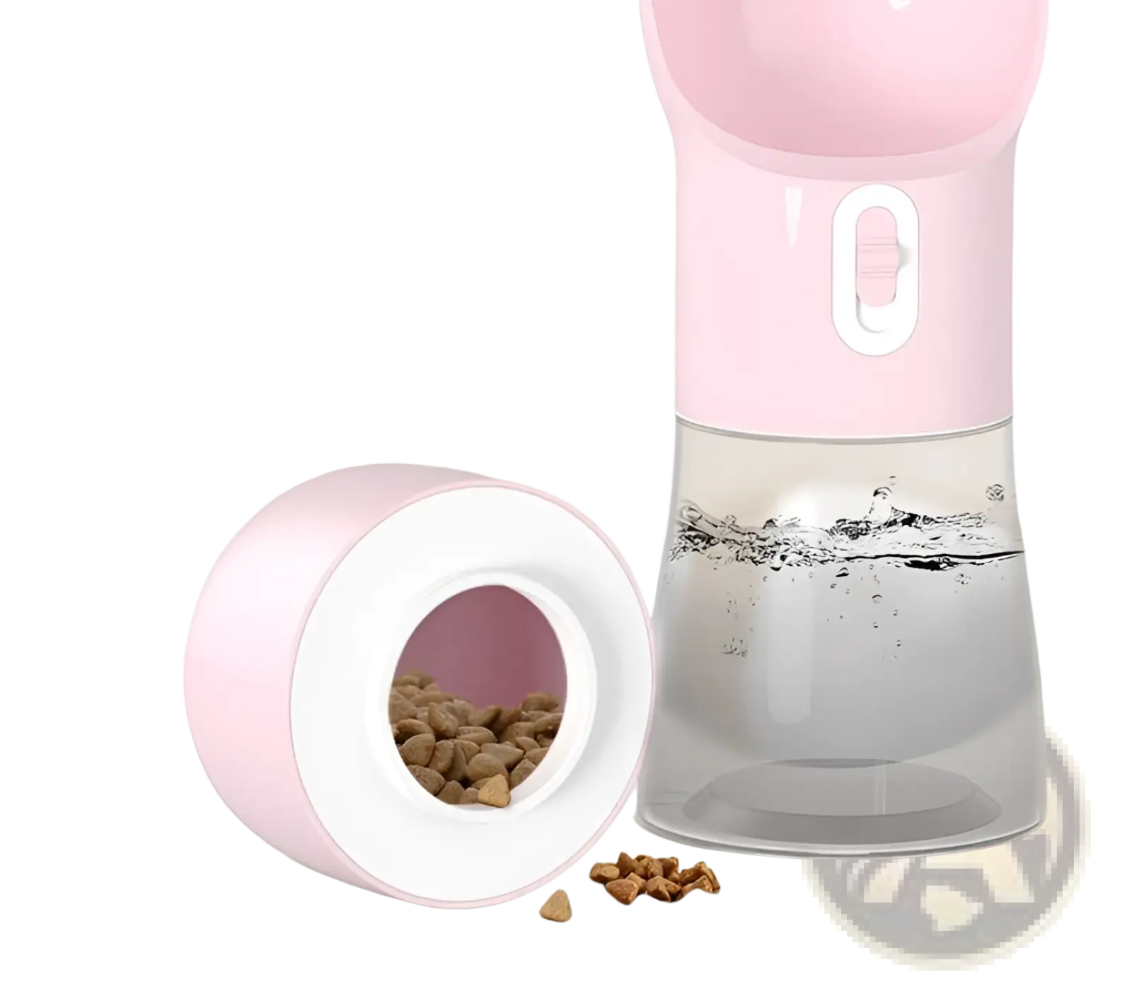 Portable Dog Water Bottle and Food Dispenser 2 in 1