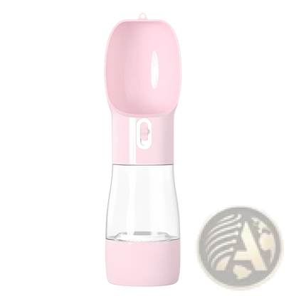 Portable Dog Water Bottle and Food Dispenser 2 in 1