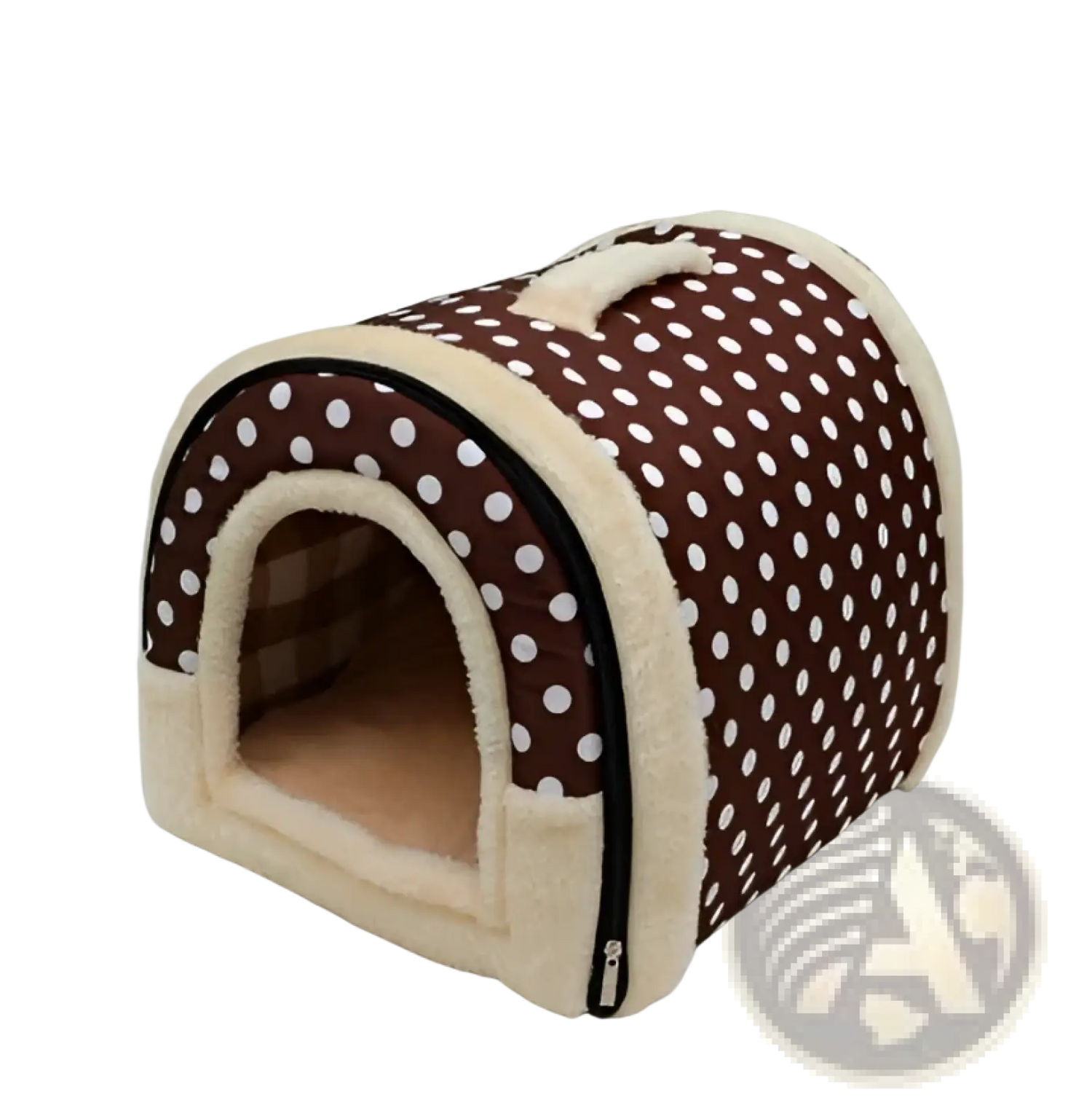 Portable Pet Bed Soft Plush Kennel for Cats and Dogs