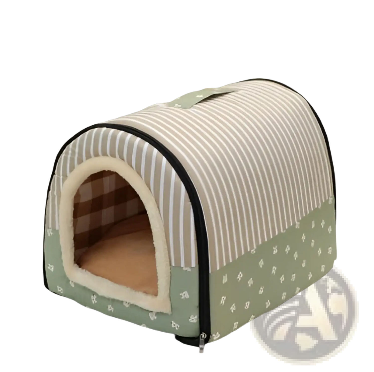 Portable Pet Bed Soft Plush Kennel for Cats and Dogs