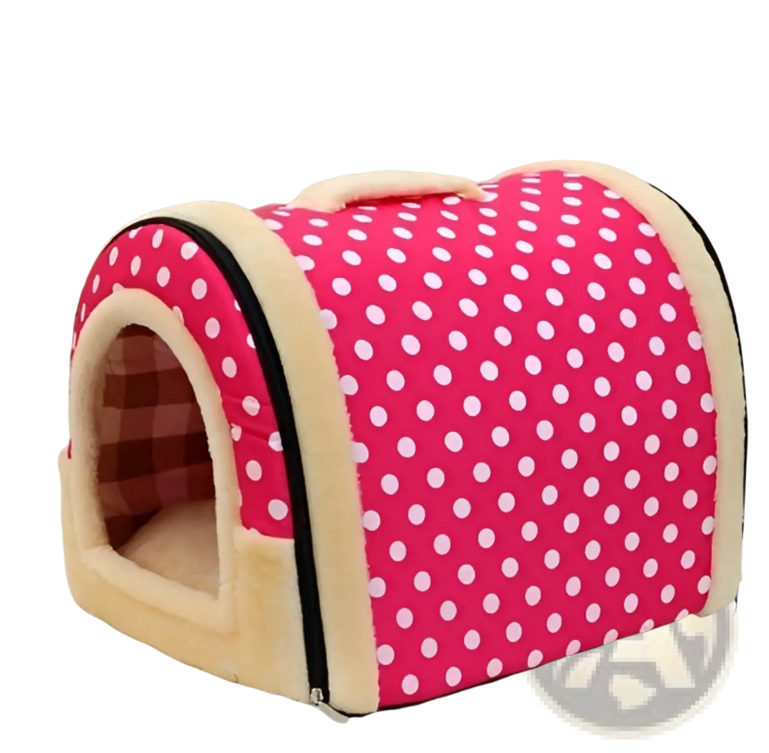 Portable Pet Bed Soft Plush Kennel for Cats and Dogs