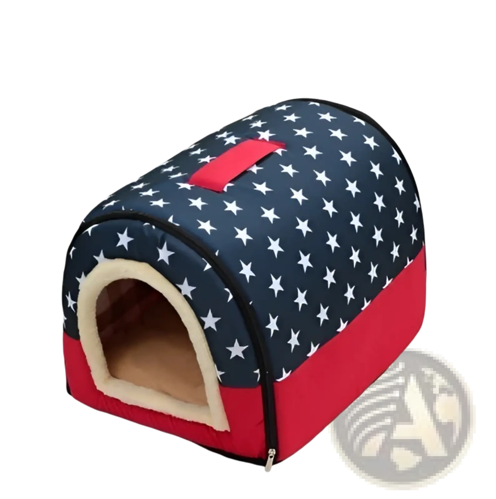 Portable Pet Bed Soft Plush Kennel for Cats and Dogs