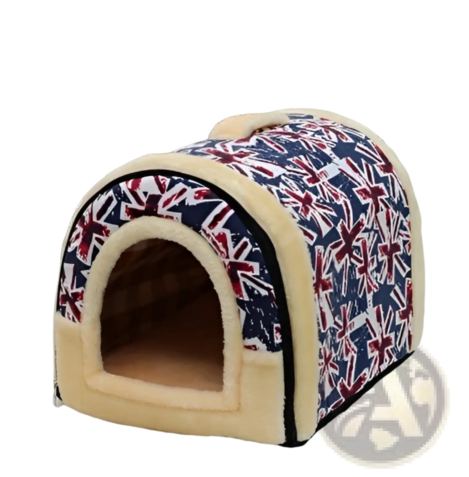 Portable Pet Bed Soft Plush Kennel for Cats and Dogs