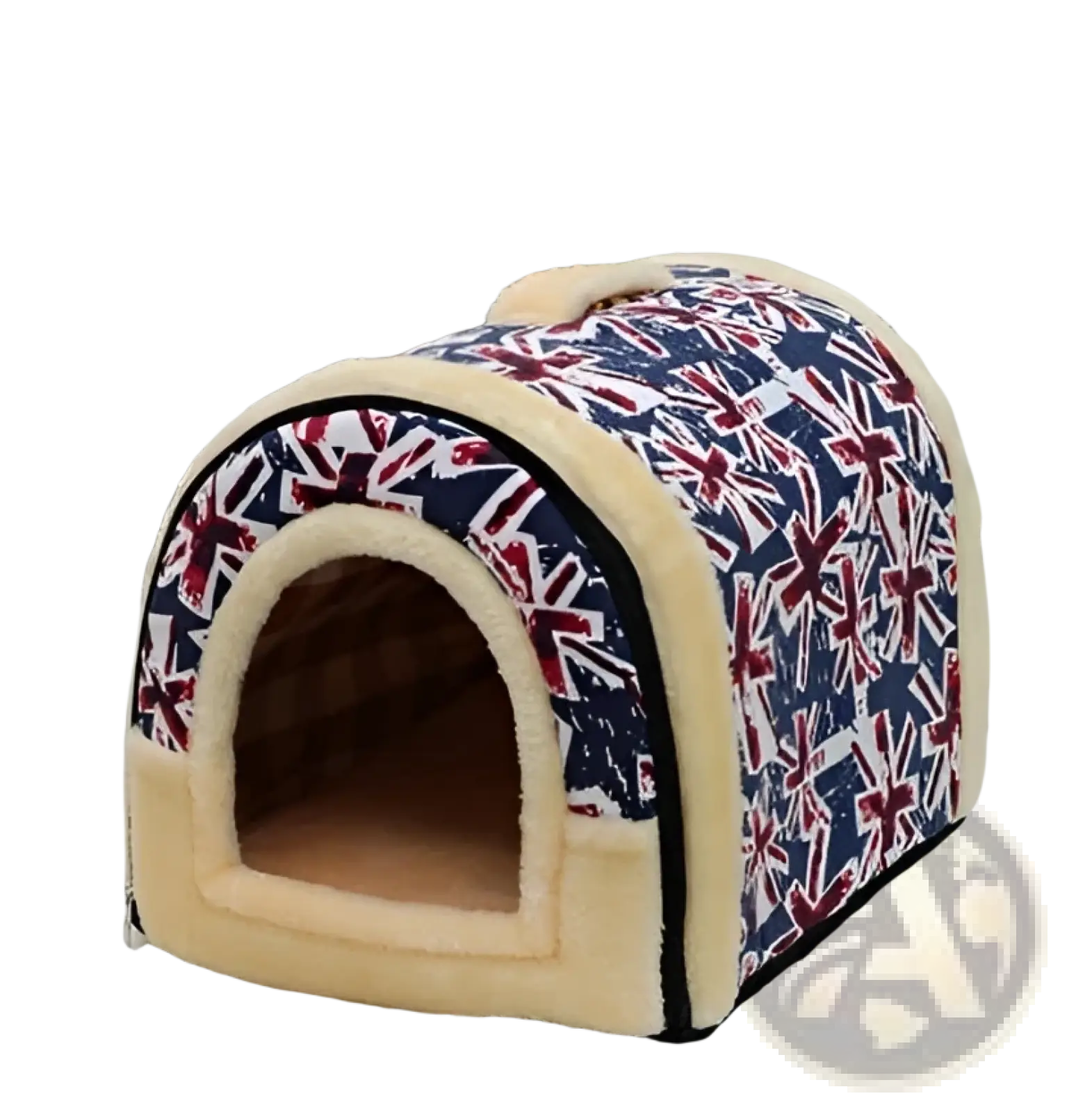 Portable Pet Bed Soft Plush Kennel for Cats and Dogs