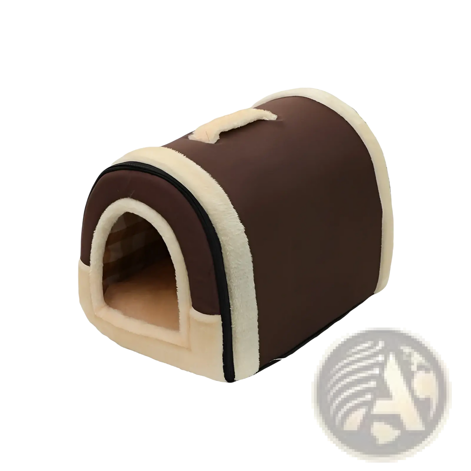 Portable Pet Bed Soft Plush Kennel for Cats and Dogs