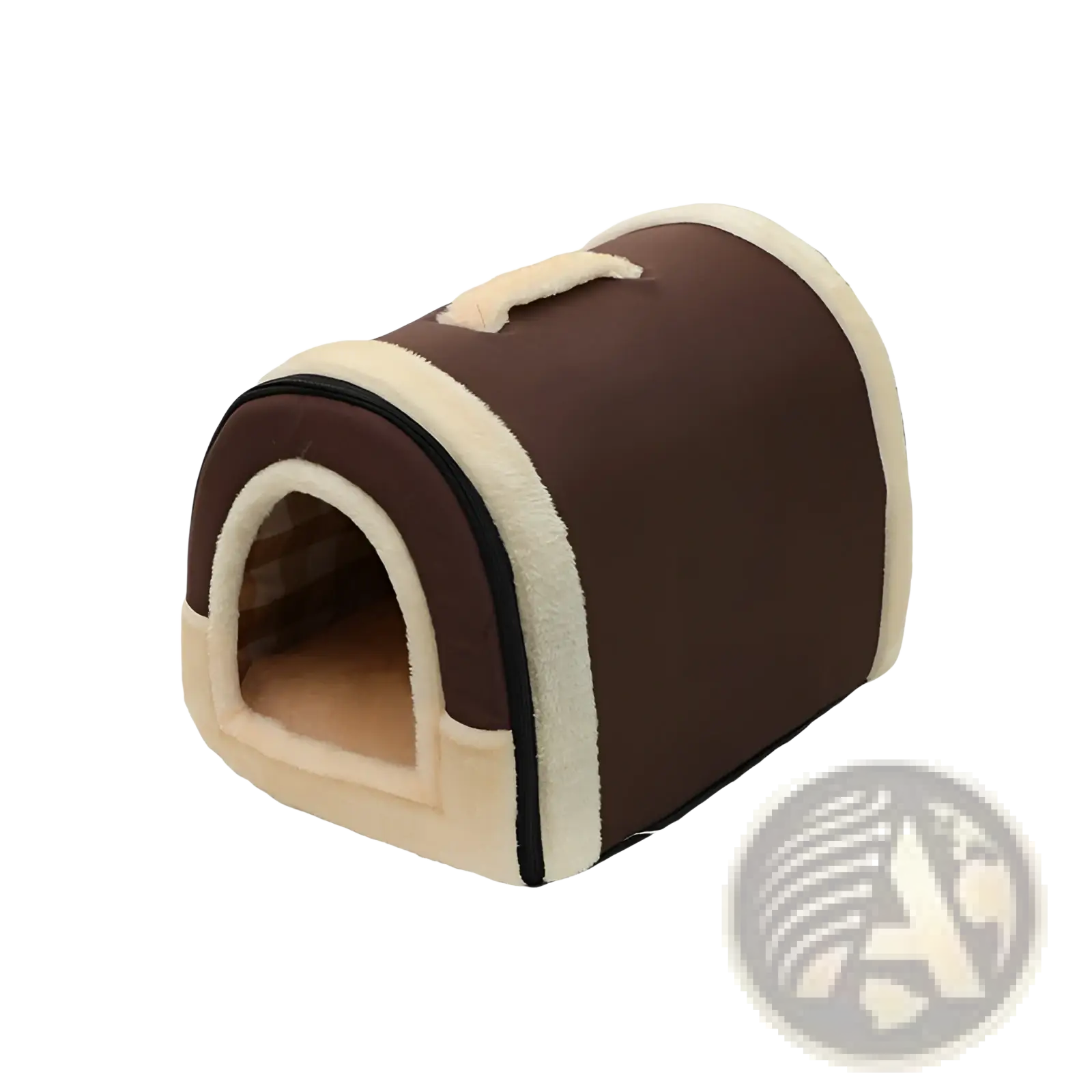 Portable Pet Bed Soft Plush Kennel for Cats and Dogs