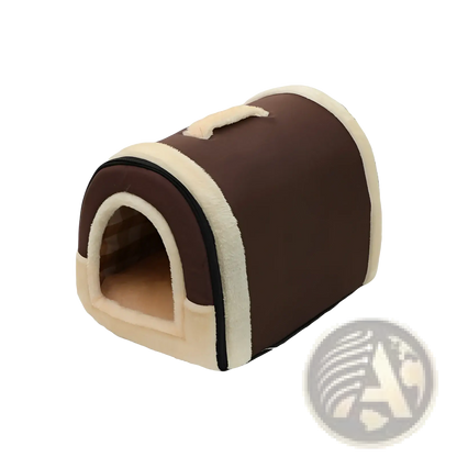 Portable Pet Bed Soft Plush Kennel for Cats and Dogs