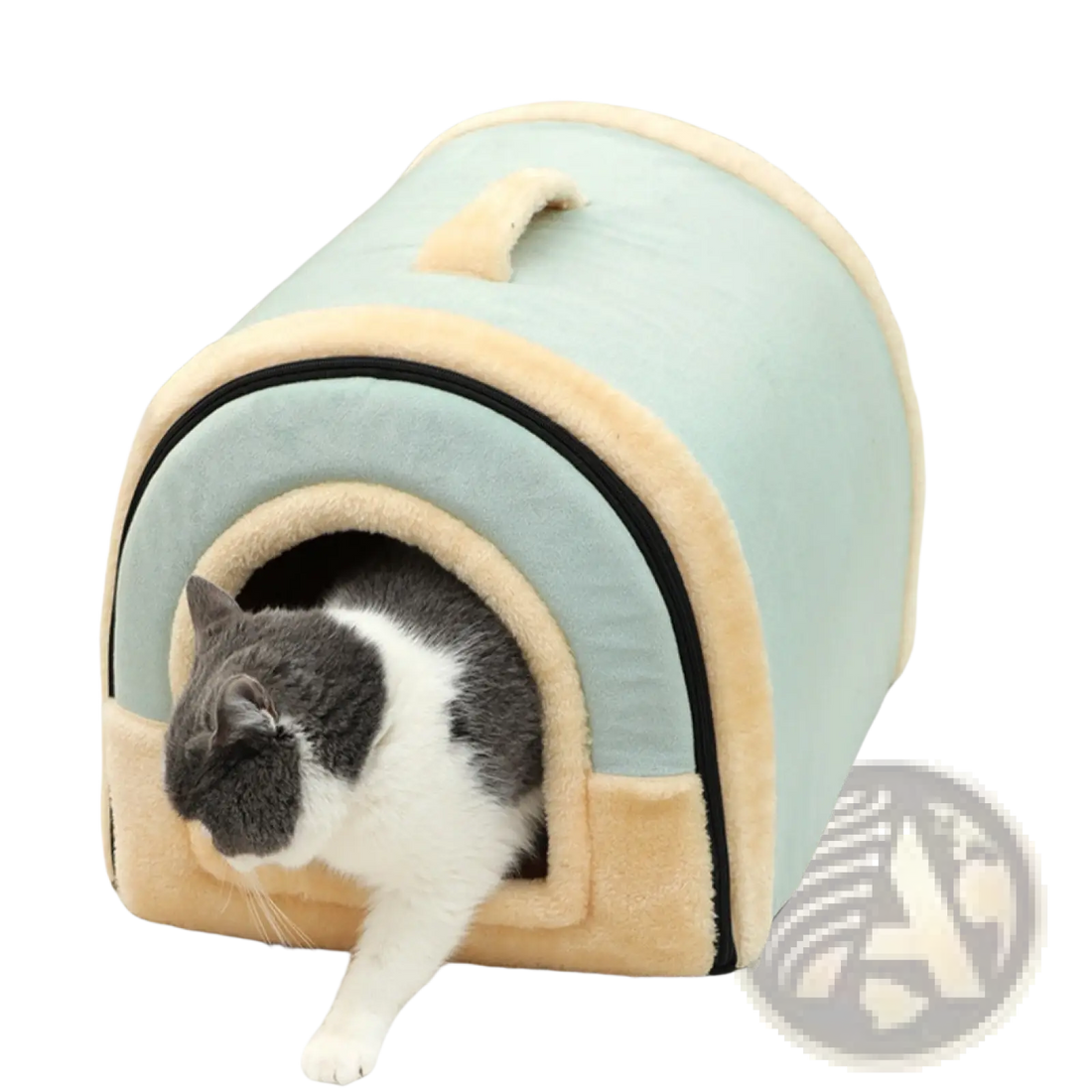 Portable Pet Bed Soft Plush Kennel for Cats and Dogs